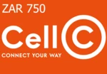 CellC 750 ZAR Mobile Top-up ZA