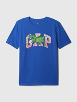 Modré klučičí tričko s logem GAP