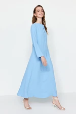 Trendyol Light Blue Collar Aerobin Dress