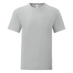 Grey Iconic Combed Cotton T-shirt Fruit of the Loom