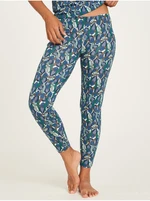 Blue Women's Floral Leggings Tranquillo - Women