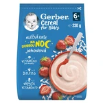 GERBER Cereal mliečna kaša jahodová na dobrú noc 6m+ 230 g