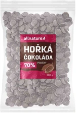 Allnature Horká čokoláda 70% pecičky