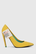 9011 DIESEL S.P.A.,BREGANZE Pumps - DIESEL SLANTY DSLANTY HPD yellow