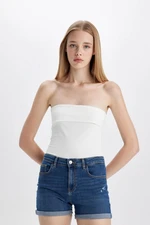 DEFACTO Fitted Strapless Blouse