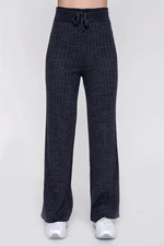 54226 Dewberry Ribbed Knitwear Trousers-ANTHRACITE