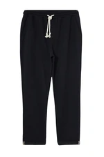 Trendyol Black Regular Cut Pique Textured Fabric Double Leg Sweatpants