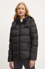 Péřová bunda Twinset dámská, černá barva, zimní, oversize, 242TP2184