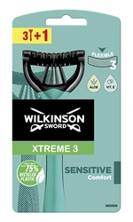 WILKINSON SWORD Jednorazový holiaci strojček Xtreme3 sensitive comfort 4 ks