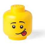 Żółty pojemnik w kształcie głowy LEGO® Silly L