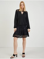 Black Women's Blouse with Lace ORSAY - Ladies