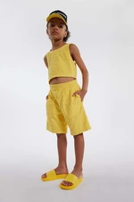 Dětský top Marc Jacobs zlatá barva