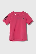 Dětské tričko adidas Performance růžová barva