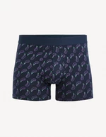 Navy blue men's patterned boxers Celio Giboberneo