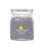 Yankee Candle Aromatická sviečka Signature sklo stredná Black Tea & Lemon 368 g