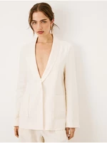 Creamy women's linen jacket Pepe Jeans - Women