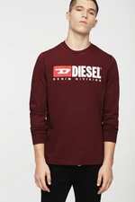 T-shirt - Diesel T JUSTLSDIVISION T-SHIRT burgundy