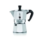 Moka kanvice BIALETTI Express 3 kávovar na prekvapkávanú kávu • 0,2l kanvica – 1 až 3 šálky • permanentný filter • materiál hliník