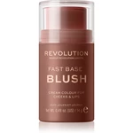 Makeup Revolution Fast Base tónovací balzam na pery a líca odtieň Mauve 14 g