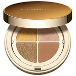 Clarins Ombre 4 Colour Eye Palette paletka očných tieňov pre dlhotrvajúci efekt odtieň 07 Bronze Gradation 4,2 g