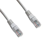Kábel DATACOM síťový (RJ45), 1m (1517) biely Patch kabel UTP lanko cat.5e se dvěma konektory RJ45, pro propojování počítačových sítí (např. pro spojen
