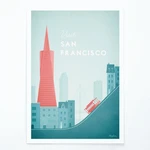 Plagát Travelposter San Francisco, A3