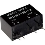 DC/DC měnič napětí, modul Mean Well MDS01L-15, 67 mA, 1 W, Počet výstupů 1 x