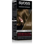 Syoss Color permanentní barva na vlasy odstín 5-8 Hazelnut Brown 2x50 ml