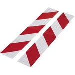 Warning stripe TOOLCRAFT RTS60/400-RD 1564046, (d x š) 40 cm x 60 mm, červená, stříbrná, 1 sada