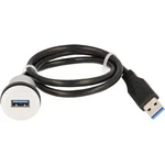 1x USB 3.0 zásuvka A - 1 x USB 3.0 zástrčka A Schlegel 1 ks