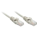 Síťový kabel RJ45 LINDY 48376, CAT 5e, U/UTP, 90.00 m, šedá