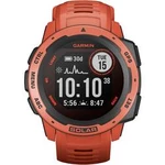 Chytré hodinky Garmin Instinct® Solar, červená