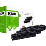 KMP sada tonerů náhradní HP HP 201X (CF401X, CF403X, CF402X) kompatibilní azurová, purpurová, žlutá H-T215VX