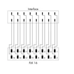 JUMPFLEX® adaptér; s 16pólovým plochým kabelovým konektorem podle DIN 41651; analogový WAGO 857-980 1 ks