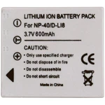 Conrad energy 250626 akumulátor do kamery Náhrada za orig. akumulátor NP-40, D-L18, SLB-0737, SLB-0837 3.7 V 600 mAh