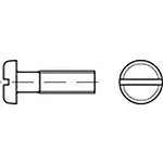 TOOLCRAFT  TO-6853368 skrutky s plochou guľatou hlavou M4 16 mm drážka DIN 85   Ušlechtilá ocel V2A  A2 200 ks