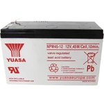 Yuasa NPW45-12 NP45W/12 olovený akumulátor 12 V 8.5 Ah olovený so skleneným rúnom (š x v x h) 151 x 97.5 x 65 mm plochý 