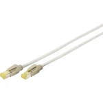 Digitus DK-1643-A-010 RJ45 sieťové káble, prepojovacie káble  S/FTP 1.00 m sivá bez halogénov, krútené páry 1 ks