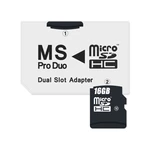 Čítačka pamäťových kariet Connect IT CI-1138, MS Pro Duo - 2x MicroSDHC (CI-1138) adaptér pre pamäťové karty • veľkosť SD • pojme až dve micro SD kart