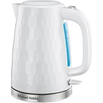 Rýchlovarná kanvica RUSSELL HOBBS 26050-70 Honeycomb White rýchlovarná kanvica • príkon 2 400 W • objem 1,7 l • umývateľný filter • funkcia zóny rýchl