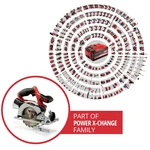 Einhell TE-CS 18/150 Li+2,0Ah St.-Kit Aku ručná kotúčová píla  150 mm + akumulátor, vr. nabíjačky  18 V