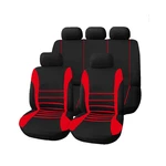 9 Pcs/Set Universal Car Seat Covers Cushion Headrest Cover Protective Front&Rear Seat Protectors Full Set Washable