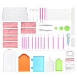 215Pcs 5D Diamond Painting Tools Kit DIY Diamond Embroidery Accessories Pen Set