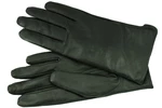 Dámské zateplené kožené rukavice Every - tmavě zelená (S)