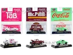 "Sodas" Set of 3 pieces Release 19 Limited Edition to 8750 pieces Worldwide 1/64 Diecast Model Cars by M2 Machines