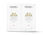 Šampon a kondicionér na suché vlasy Goldwell Rich Repair -  2x10 ml (206261)