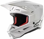 Alpinestars S-M5 Solid Helmet White Glossy L Kask