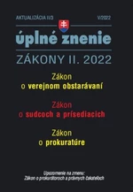 Aktualizácia II/3 2022 – Sudcovia a prokurátori