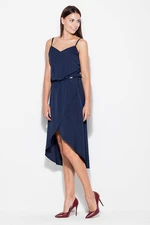 Dress with thin straps Katrus navy blue