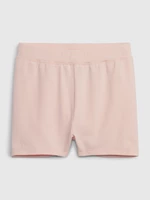 Light pink girls' tracksuit shorts GAP